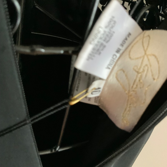 Stephen Yearick Gorgeous Black Silk  Beaded Gown  Sz 10 Glamorous *NWT - Picture 10 of 15